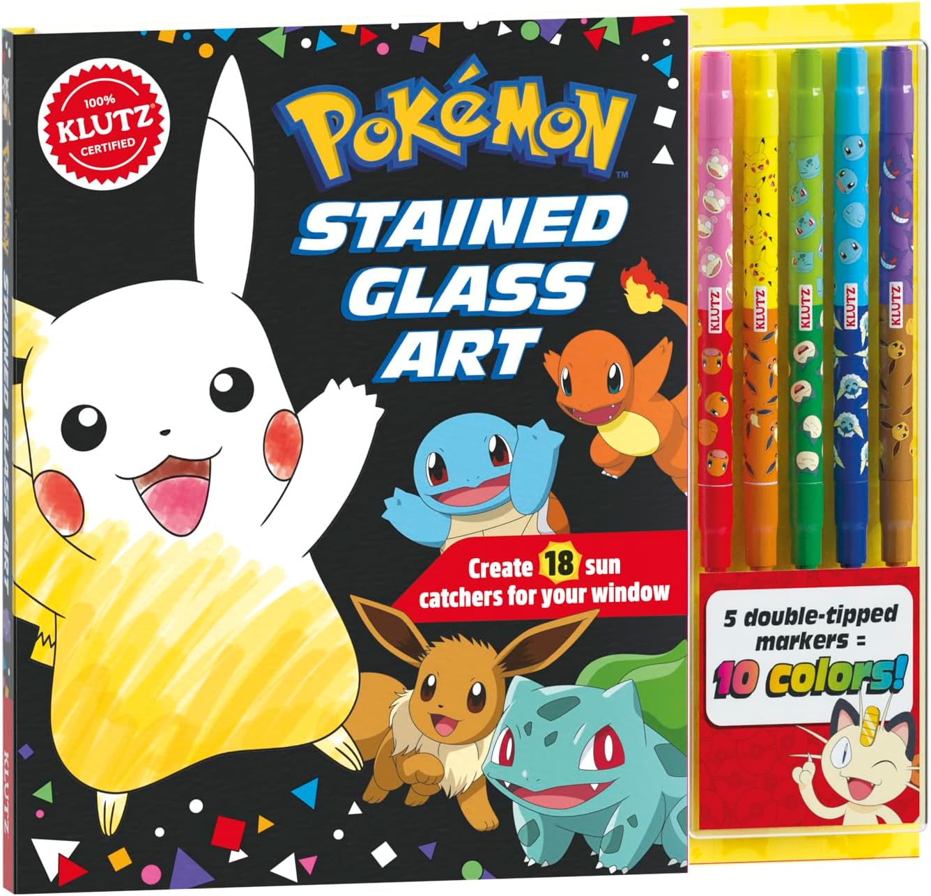 Pokemon Stained Glass Craft Kit – Outside-In