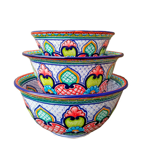 Talavera Salsa Bowl – Outside-In