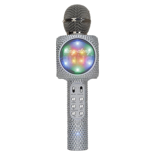 Bling Microphone in Silver