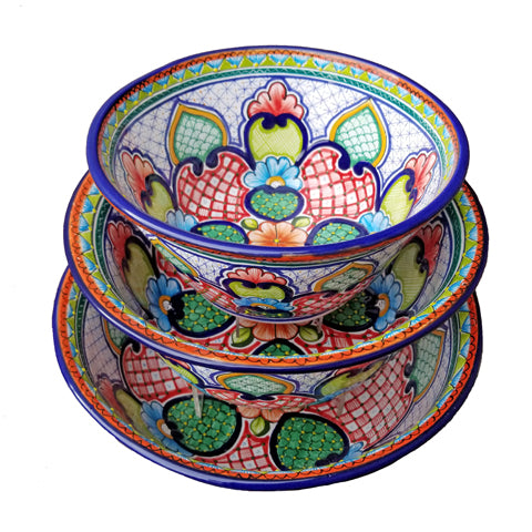 Talavera Mixing Bowl Set C